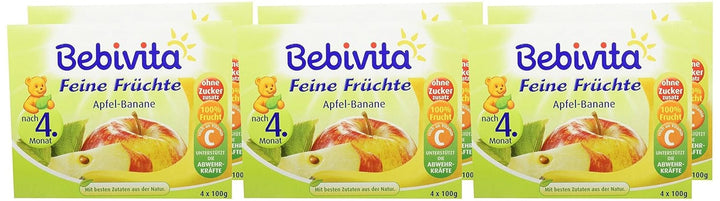 Feine Früchte, Himbeere in Apfel-Birne, 6Er Pack ( 6 X 4 X 100 G )