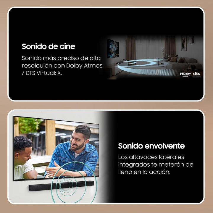 SAMSUNG Soundbar HW-B650D/ZF Serie B, 4 Lautsprecher, Wireless Dolby 5.1Ch, 3.1-Kanal-Audio, Surround Sound Expansion, Kompatibel Mit Alexa Und Google Assistant, Black 2024