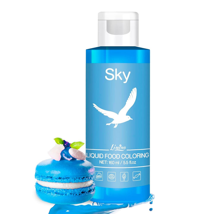 Lebensmittelfarbe - 160Ml Flüssige Lebensmittel Farben Für Kuchen, Backen, Kekse, Macaron - Zuckerfrei Konzentrierte Farbe Food Coloring Für Tortendeko, Getränken, Osterei, DIY Slime (Rot)