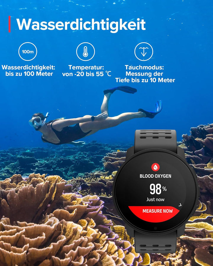 Ceas multisport SUUNTO 9 Peak Pro - Smartwatch robust în aer liber, ecran din sticlă de safir și 100 m rezistent la apă, ușor și subțire, GPS precis, durată lungă de viață a bateriei, măsurare a ritmului cardiac la încheietură