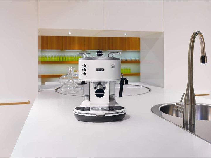 De'Longhi Icona ECO 311.W - Mașină de cafea cu cappuccinatore - 15 bar, ECO311.W