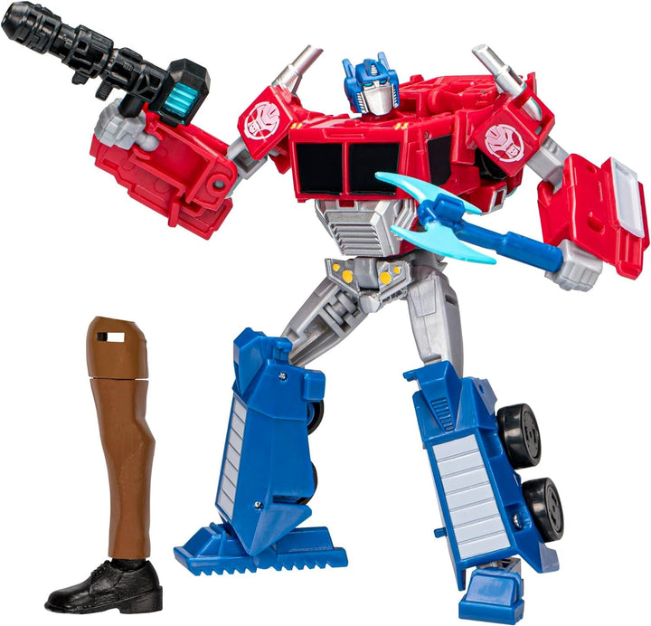 Jucărie Transformers Earthspark Deluxe Class Bumblebee, figurină de acțiune înaltă de 12,5 cm, jucărie robot pentru copii cu vârsta peste 6 ani
