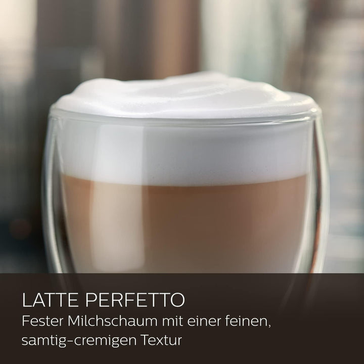 Espressoare Saeco Granaroma complet automate, 16 băuturi, 6 profiluri de utilizator, afișaj TFT colorat, față metalică, SM6585/00