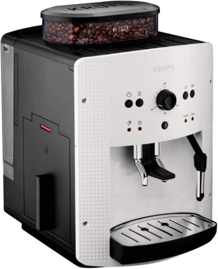 Mașină de cafea Krups Arabica Picto complet automată, duză pentru spumă de lapte, funcție pentru 2 cești, control rotativ, curățare ușoară, mașină de cafea, negru, EA810870