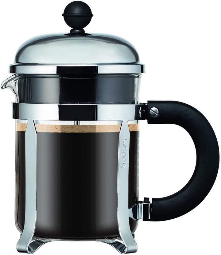 Bodum Chambord filtru de cafea 4 cești, crom, roz, 0,5 litri
