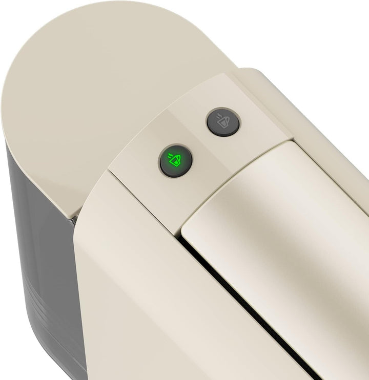 Bialetti Gioia, filtru de cafea espresso pentru capsule din aluminiu, super compact, rezervor de 500 ml, 50% plastic reciclat, taupe