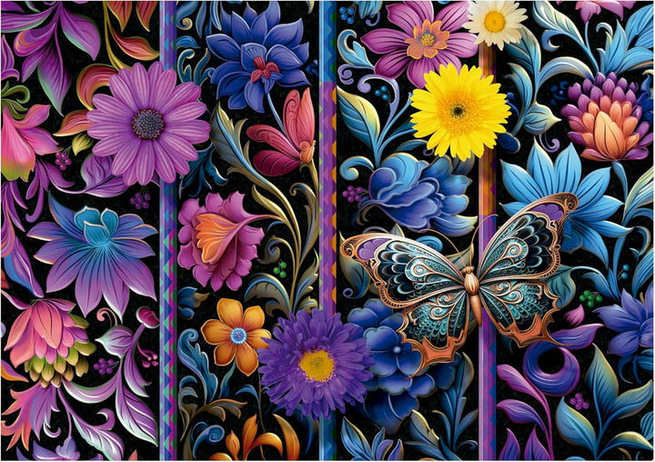 Educa - Puzzle de 500 piese pentru adulti | Badda Bloom. Dimensiuni: 48 X 34 cm. Include lipiciul de puzzle Fixpuzzle. Pentru 11 ani (19909)
