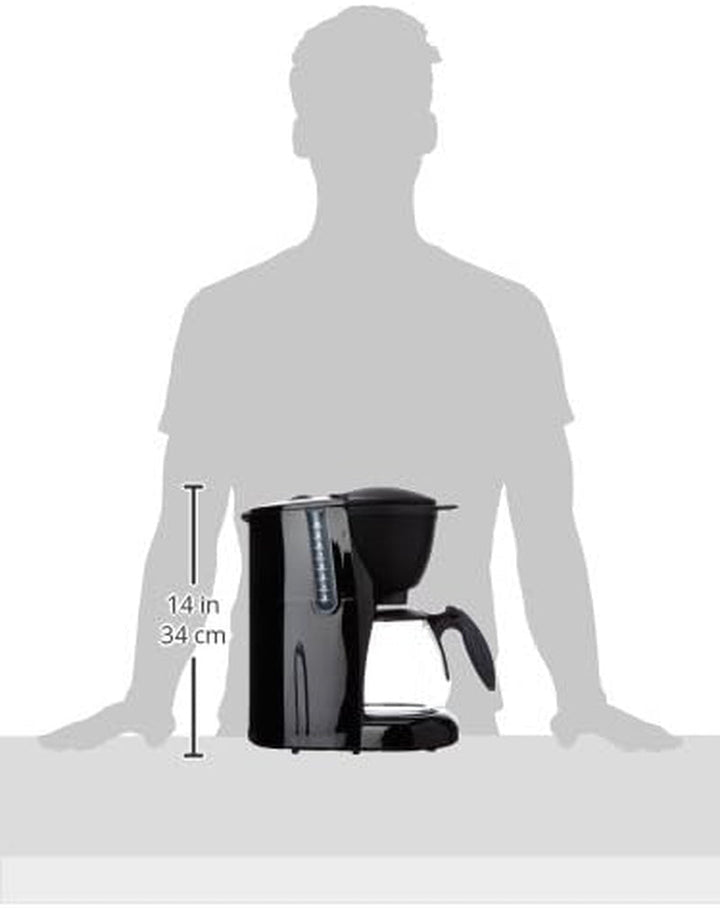 Cafetiera Braun Caféhouse Puraroma plus KF 560/1 - Cafetieră cu filtru cu ulcior de sticlă pentru 10 cești de cafea, cafetieră pentru arome unice, 1100 wați, negru