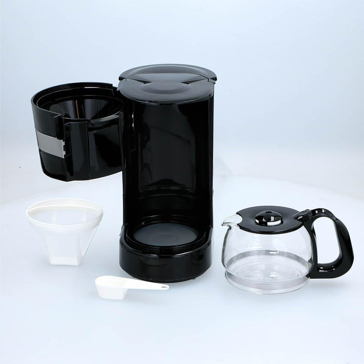 Espressor pentru camion 24V - Espressor pentru camioane 24 volți - Espressor cu filtru - Espressor cu filtru și funcție de încălzire - Espressor cu ulcior de sticlă - Negru