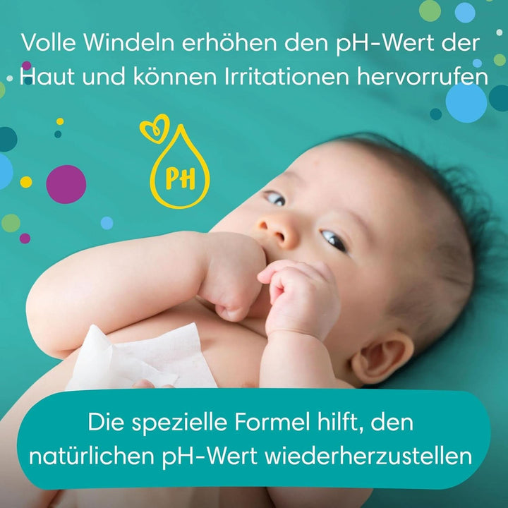 Pampers Fresh Clean Feuchttücher 1 Packungen Mit 52 Stück - 624 Feuchttücher, Milder Duft, Auch Für Hände Und Gesicht Geeignet