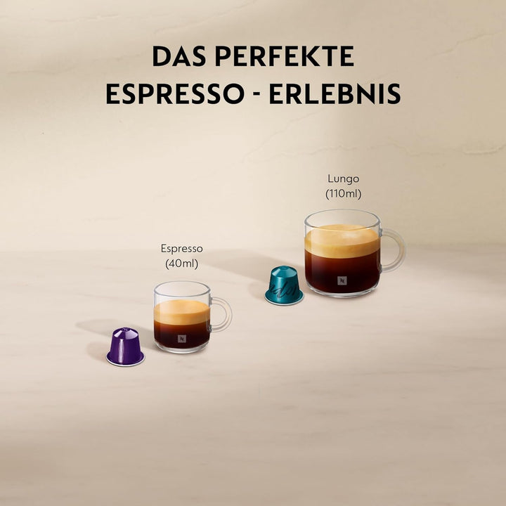 Nespresso Krups XN1101 Essenza Mini mașină de capsule de cafea, 1260W, alb, 0,7 litri