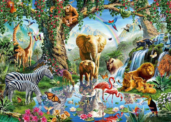 Ravensburger Puzzle 12000682 - Aventura în junglă - Puzzle de 1000 de piese pentru adulți și copii de la 14 ani,