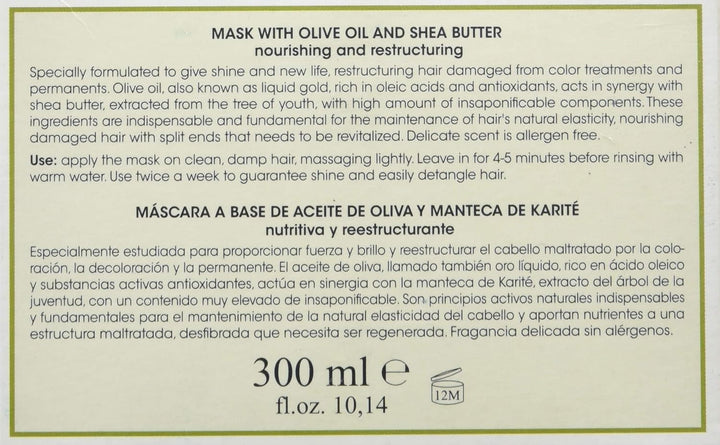 Mască de față cu ulei Oliva - 300 ml Masca de par Naty Shop