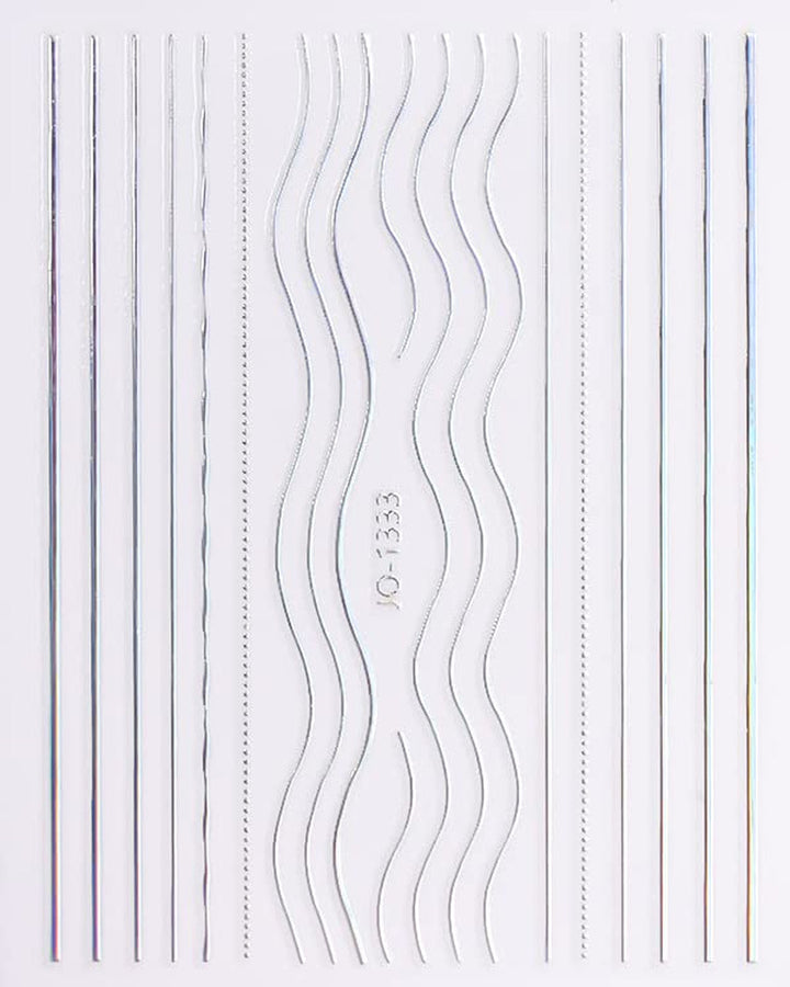 JMEOWIO Nagelsticker Aurora 12 Blatt Nail Art Sticker Selbstklebend Nagelaufkleber Holografisch Dekoration Nageldesign Zubehör