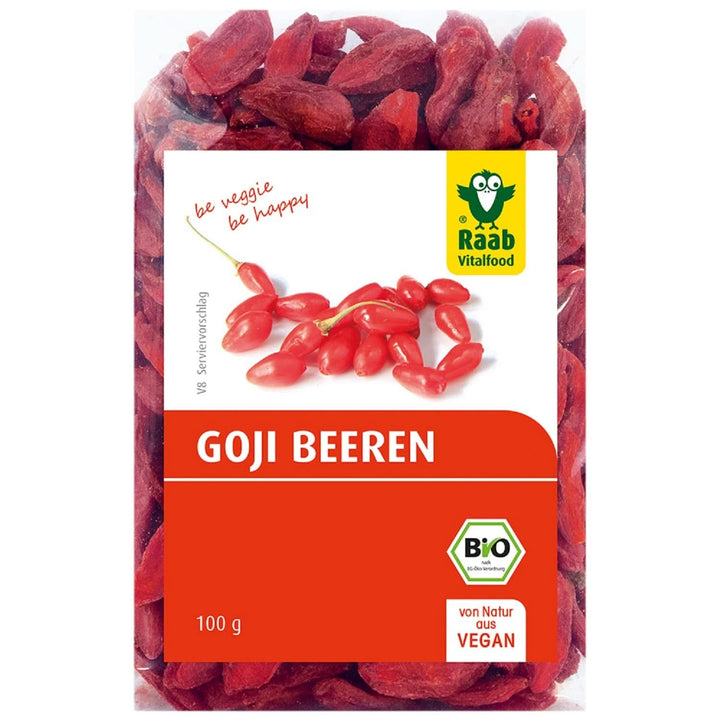 Raab Vitalfood Organic Goji Berries, calitate premium, 500 grame