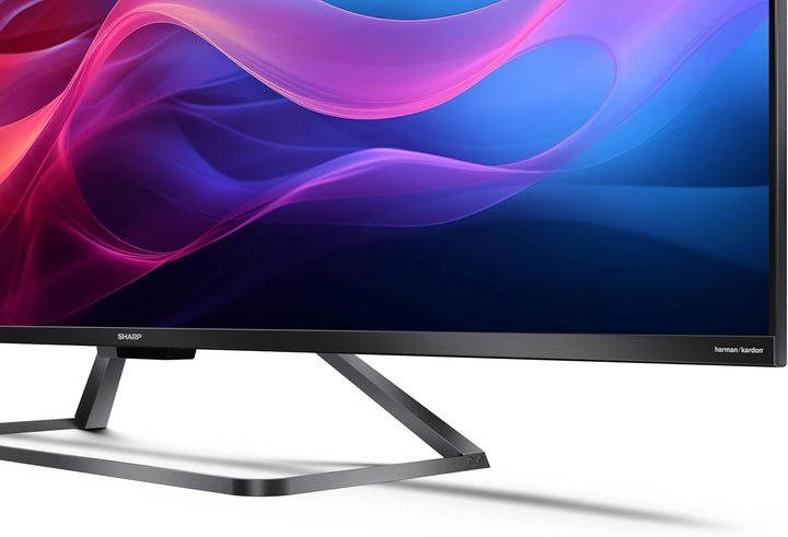 SHARP 50GR8265E Google TV 126 Cm (50 Zoll) 4K Ultra HD 144Hz QLED (Smart TV Ohne Rahmen, Dolby Atmos, Dolby Vision IQ, HDMI 2.1 Mit Earc, VRR Und ALLM)