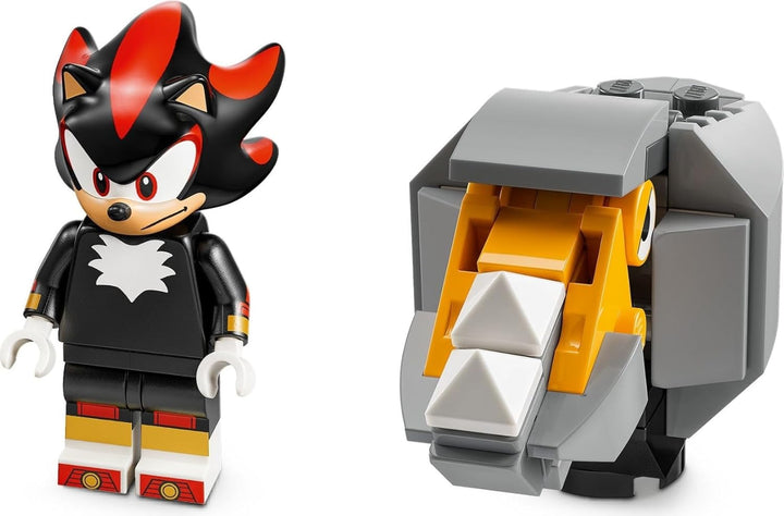 LEGO Sonic the Hedgehog Shadow the Hedgehog Escape, set cu motocicletă de jucărie și figuri din jocul video, cadou pentru gameri și fani de la 8 ani, articol fan pentru băieți și fete 76995