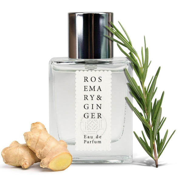 Jean & Len Rosemary & Ginger Eau De Parfum, parfum proaspăt-picant de rozmarin și ghimbir, fabricat într-o sticlă minimalistă de sticlă, parfum pentru femei și bărbați, 30 ml