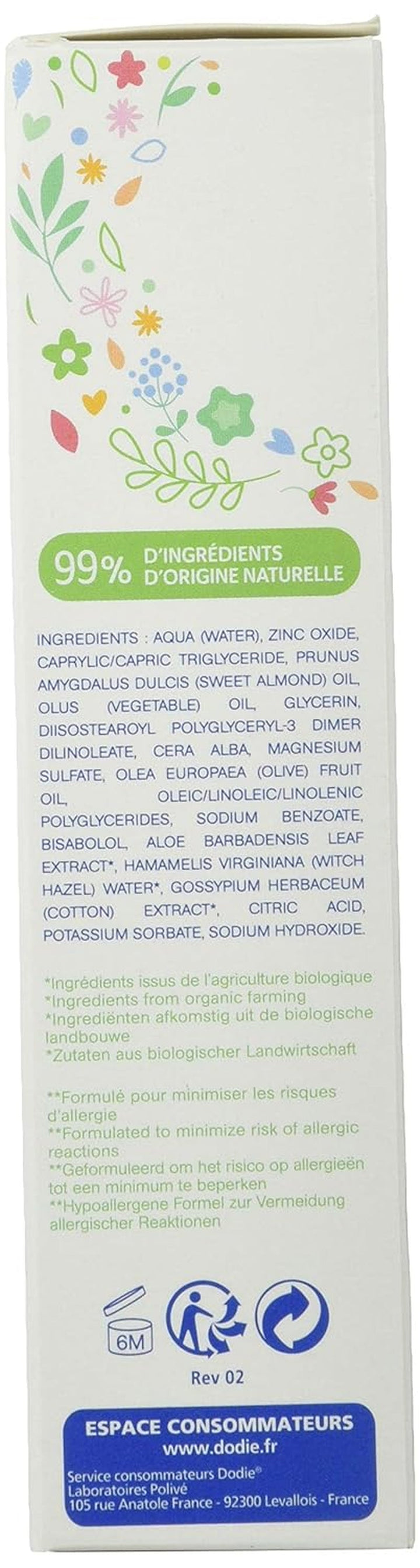 Cremă de schimb, fără parfum, de la naștere, 75 ml