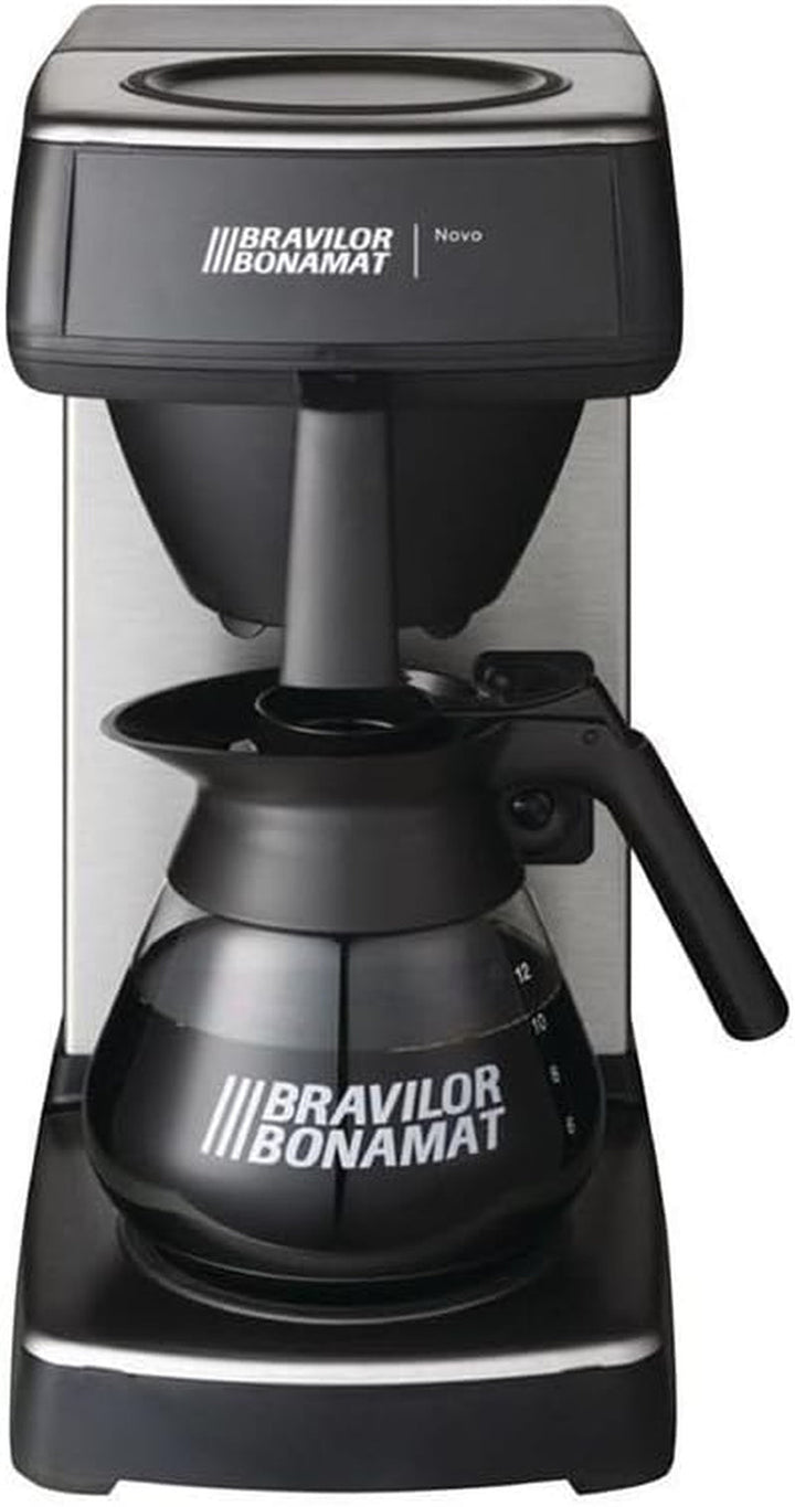 Bravilor Bonamat F454 Novo filtru de cafea, 1.5 L, negru, 430(H) X 205(W) X 340(D)Mm