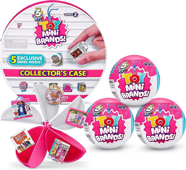 5 Surprise Toy Mini Brands Series 2 Collection Folder și 3 capsule Surprise de la ZURU