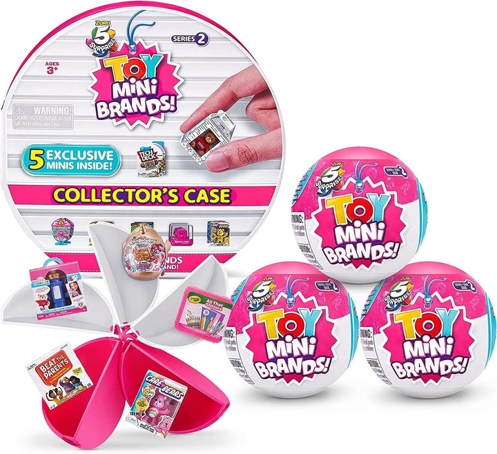 5 Surprise Toy Mini Brands Series 2 Collection Folder și 3 capsule Surprise de la ZURU