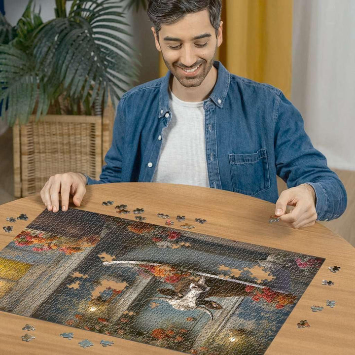 Ravensburger Puzzle 12000782 - Vaca în cadă - Puzzle de 1000 de piese pentru adulți și copii de la 14 ani,