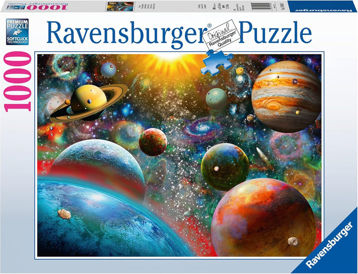 Ravensburger Puzzle 19858 - Planete - Puzzle de 1000 de piese pentru adulți și copii de la 14 ani, puzzle cu motiv spațial