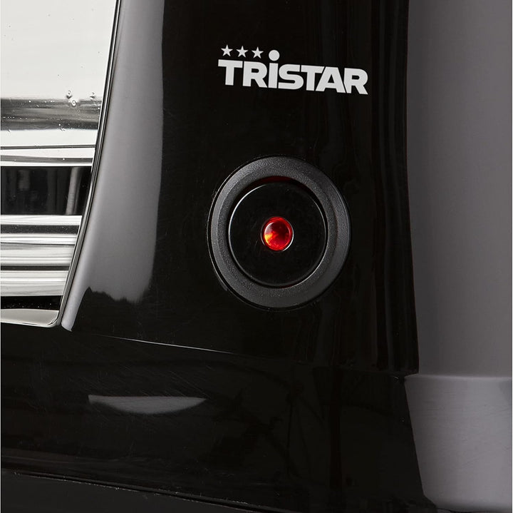 Cafetieră Tristar cu capacitate de 1,25 litri - Pentru 10-12 cești, de asemenea, pentru camping, CM-1245, negru