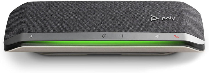 Boxă de conferință inteligentă Poly Sync 40 - Spații de lucru flexibile - Conectare la PC/Mac prin USB-A sau USB-C sau la smartphone prin Bluetooth - Compatibilă cu Teams, Zoom