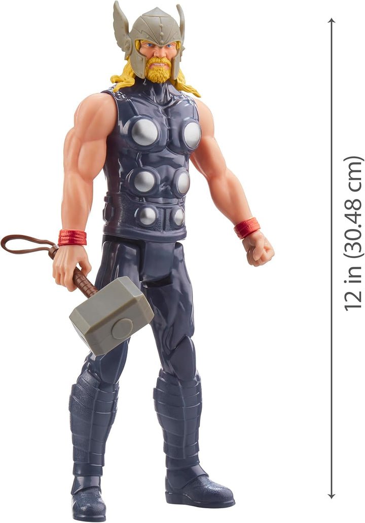 Marvel Avengers Titan Hero Series Blast Gear Thor Action Figure, jucărie mare de 30 cm, pentru copii de la 4 ani în sus