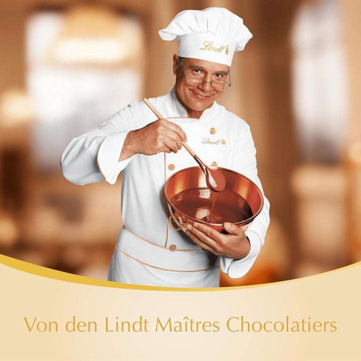 Lindt Schokolade LINDOR Kugeln Weiß | 400 G | Ca. 30 Schokoladen Kugeln Weiße Schokolade Mit Zartschmelzender Füllung | Pralinengeschenk | Schokoladengeschenk