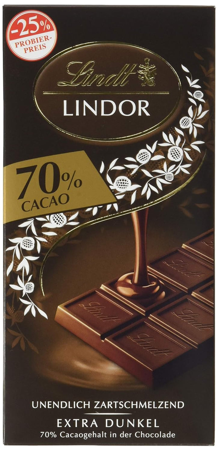 Lindt Schokolade LINDOR Pistazie, Promotion | 100 G | Feinste Vollmilch-Schokolade Mit Unendlich Zartschmelzender Füllung Mit Pistaziengeschmack | Schokoladentafel | Schokoladengeschenk, 2023 Version