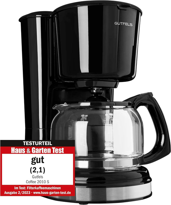Aparat de cafea cu filtru COFFEE 2010 S | 12 cești de cafea | Dimensiune filtru 1X4 | Aparat de cafea Aparat cu filtru 870 wați | Deconectare automată