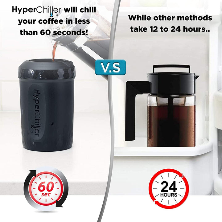 Hyperchiller EBC-1023, oțel inoxidabil, 350 grame, negru