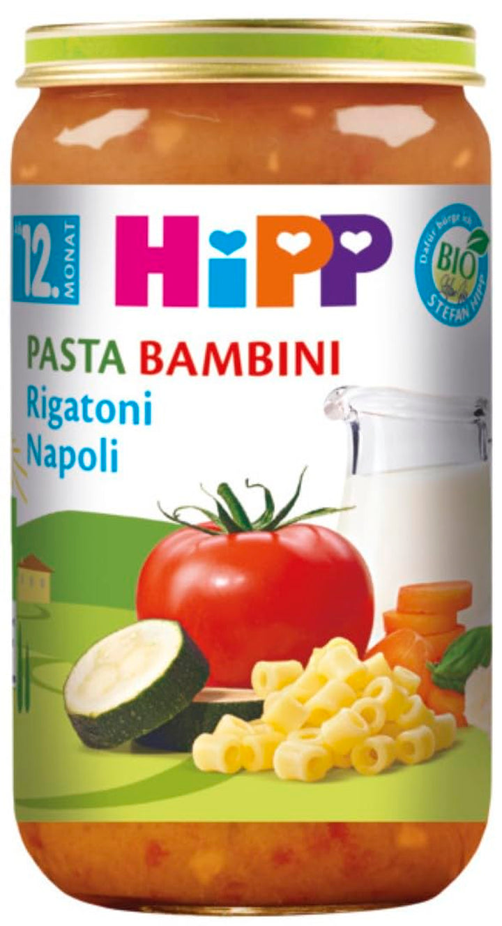 Hipp Bio Menüs Ab 12. Monat Pasta Bambini, Rigatoni Napoli, 250G, 6Er Pack (6X250G)