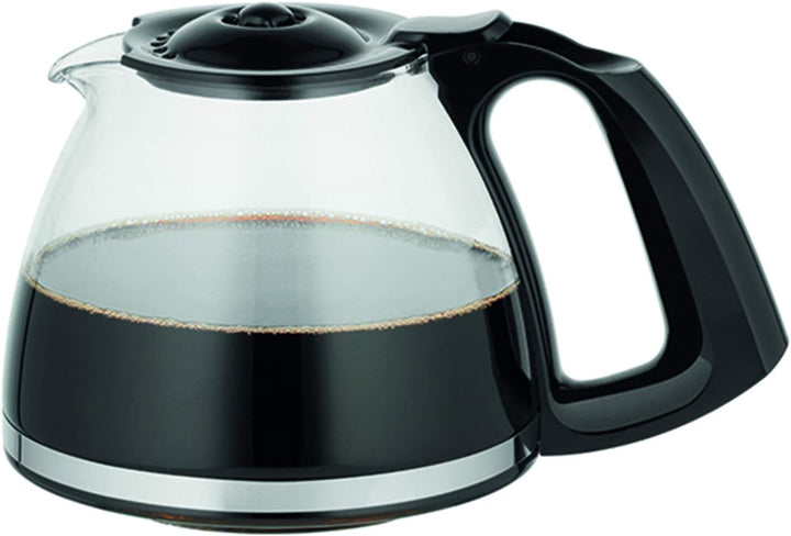 Espressor Subito cu filtru, cană de sticlă, 10-15 cești, capacitate 1,25 l, funcție de oprire automată, filtru detașabil, indicator nivel apă, oțel inoxidabil, roșu/negru, FG360D