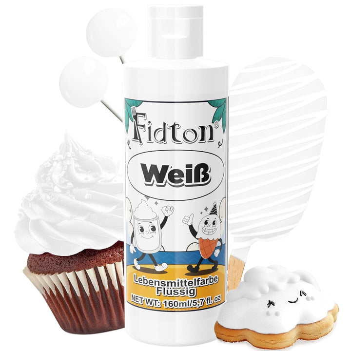 Lebensmittelfarbe Gel - Fidton 12 Farben Hochkonzentrierte Lebensmittelfarben, Food Coloring Set Für Lebensmittel Farben, Fondant, Essbare Tortendeko, Eier Färben, Backen, Glasur, Makronen - 6 Ml