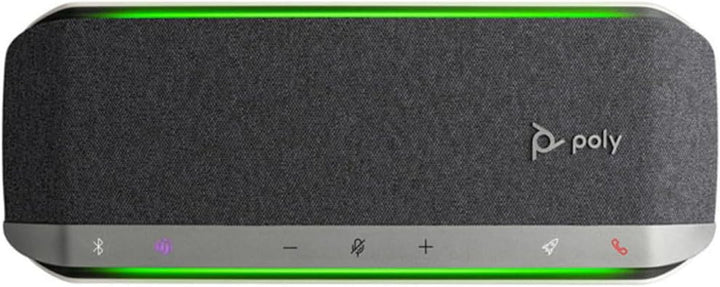 Boxă de conferință inteligentă Poly Sync 40 - Spații de lucru flexibile - Conectare la PC/Mac prin USB-A sau USB-C sau la smartphone prin Bluetooth - Compatibilă cu Teams, Zoom