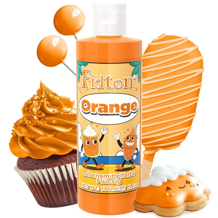 Lebensmittelfarbe Gel - Fidton 12 Farben Hochkonzentrierte Lebensmittelfarben, Food Coloring Set Für Lebensmittel Farben, Fondant, Essbare Tortendeko, Eier Färben, Backen, Glasur, Makronen - 6 Ml