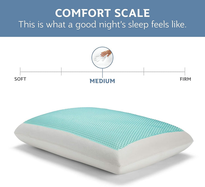 Sealy SE '19 Essentials SM Aqua Bubble Gel Sheet, 1 pernă MC (US), alb, 61 X 40 X 14 cm