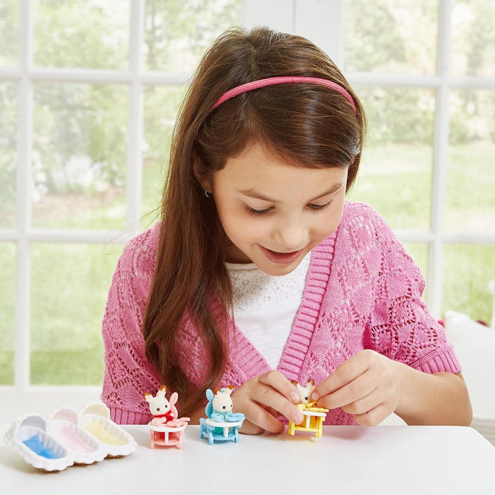 Sylvanian Families L5532 Kit de pornire pentru tripleți - Casa de păpuși Playset