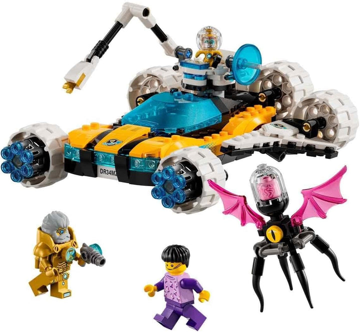 LEGO Dreamzzz 2-In-1 Mr Oz's Space Buggy, set cu mașină de jucărie sau navetă spațială, include minifigurinele Mr Oz, Albert și Jayden, cadou spațial pentru copii de peste 8 ani 71475