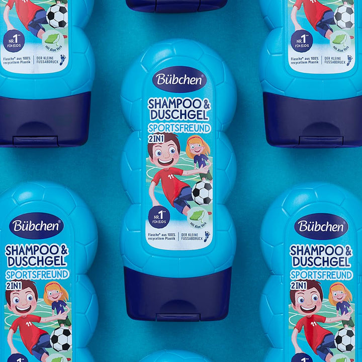 Șampon și gel de duș Buebchen Sportsfreund 2in1, 230 ml