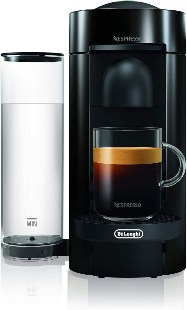 Espressoare Nespresso Vertuo ENV150B de la De'Longhi, culoare Ink Black, capsule Vertuo System, 1,1 litri, negru