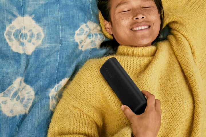 Sonos Roam 2 Difuzor WLAN extrem de compact, mobil - Rezistent la apă - Autonomie 10 ore - Negru