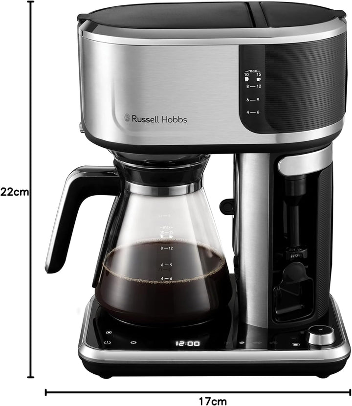 Russell Hobbs ulcior de sticlă de schimb [pentru cafetiera Attentiv 26230-56] Ulcior de cafea din sticlă pentru cafetiera cu filtru 700582