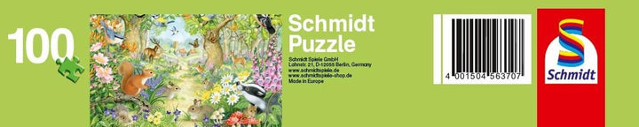 Schmidt Spiele 56370 Animale în pădure, puzzle pentru copii, 100 piese