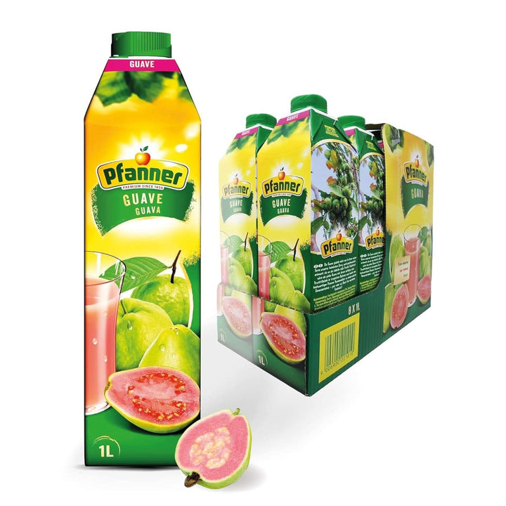 Pfanner Nectar de fructe cu căpșuni (8 X 1 litru) - 30 % conținut de fructe - băutură de căpșuni