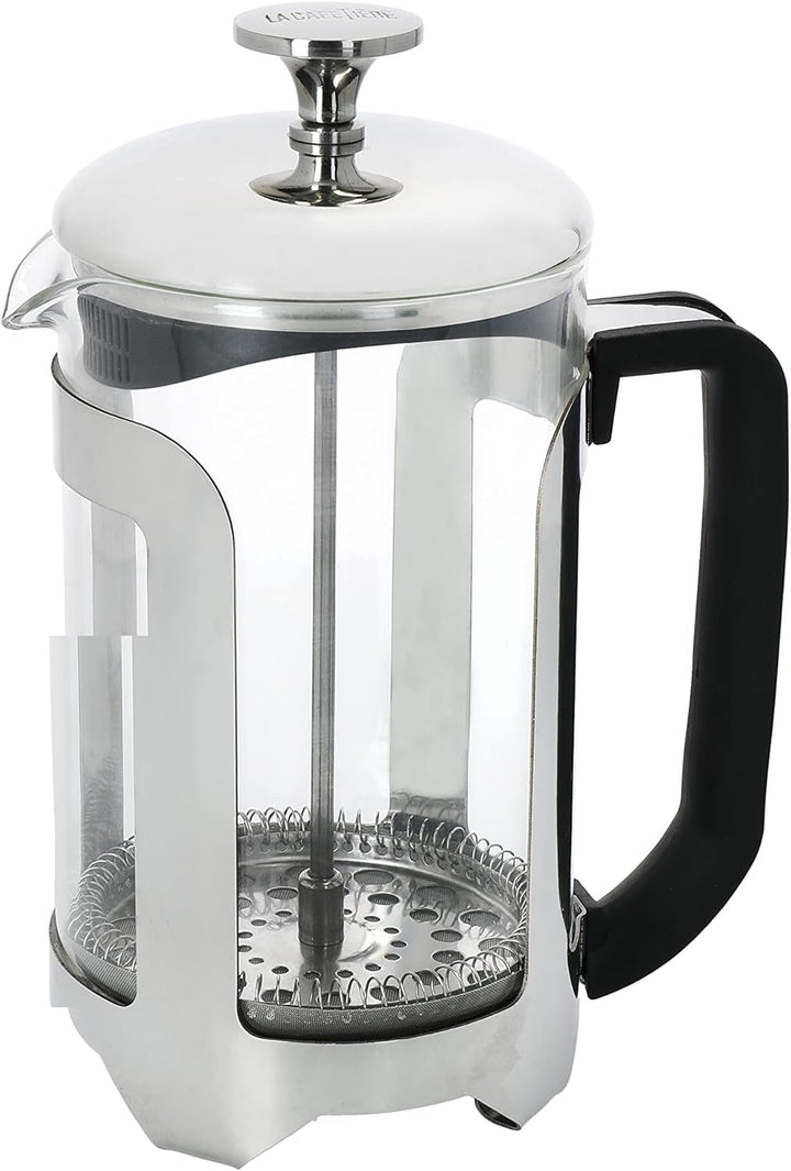 Cafetiera La Cafetière Roma Fabricat din oțel inoxidabil, 4 cești, argintiu, în cutie cadou